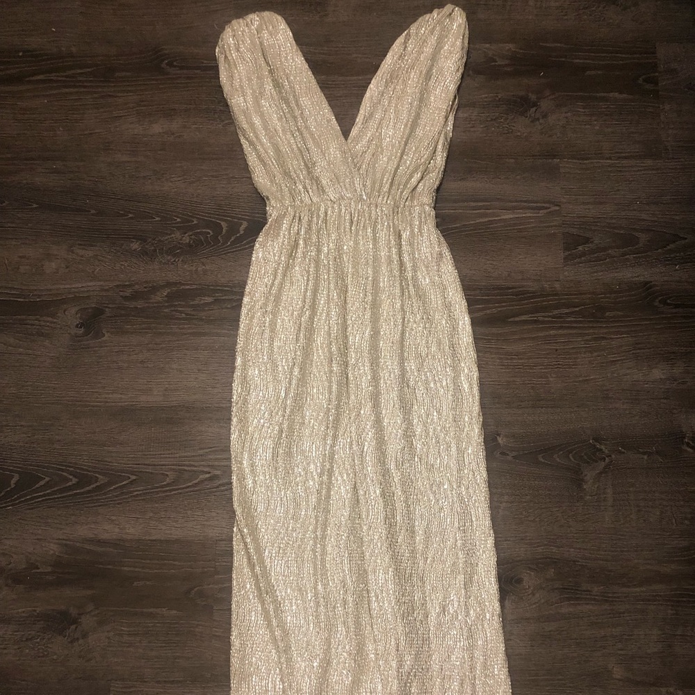 Gold Lulu’s maxi dress